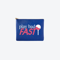 #4 Navy Play Bad Fast Pouch