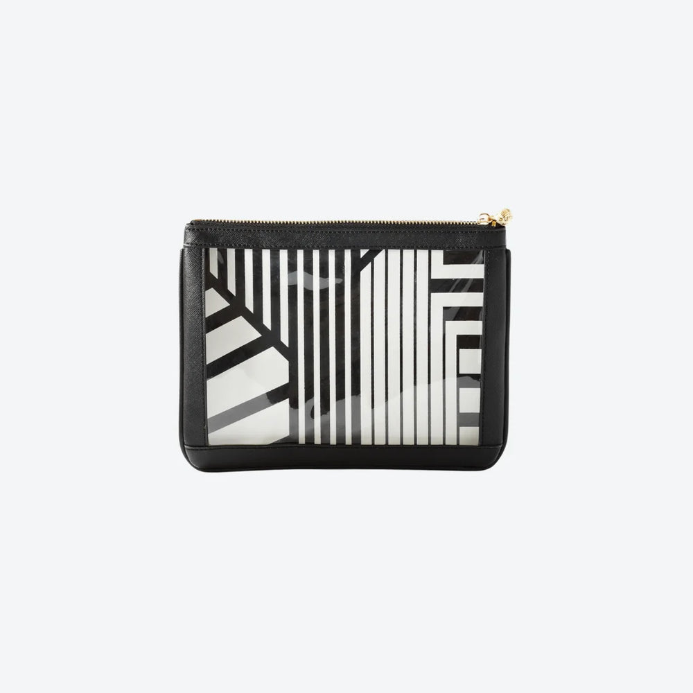 #4 Nudie Black Pouch, front view