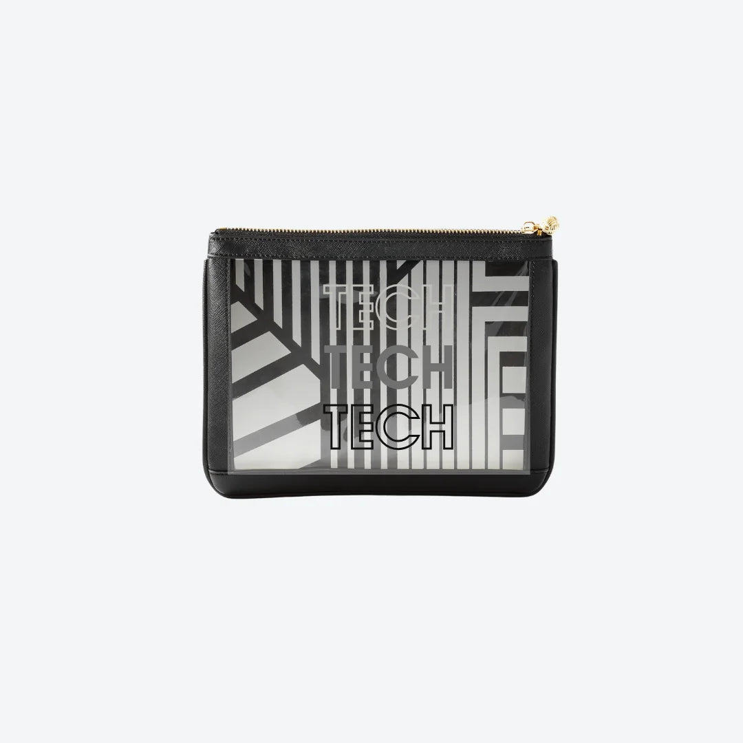 #4 Nudie Black Tech Pouch, front view