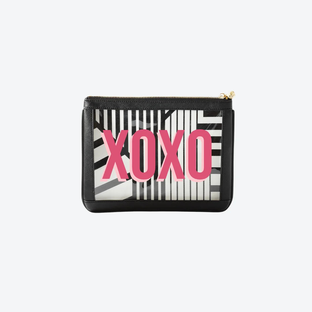#4 Nudie Black XO Pouch