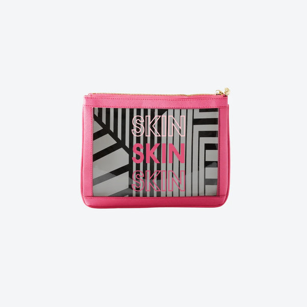 #4 Nudie Hot Pink Skin Pouch, front view