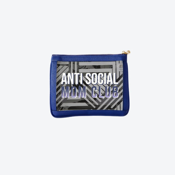 #4 Nudie Navy Anti Social Pouch, front view