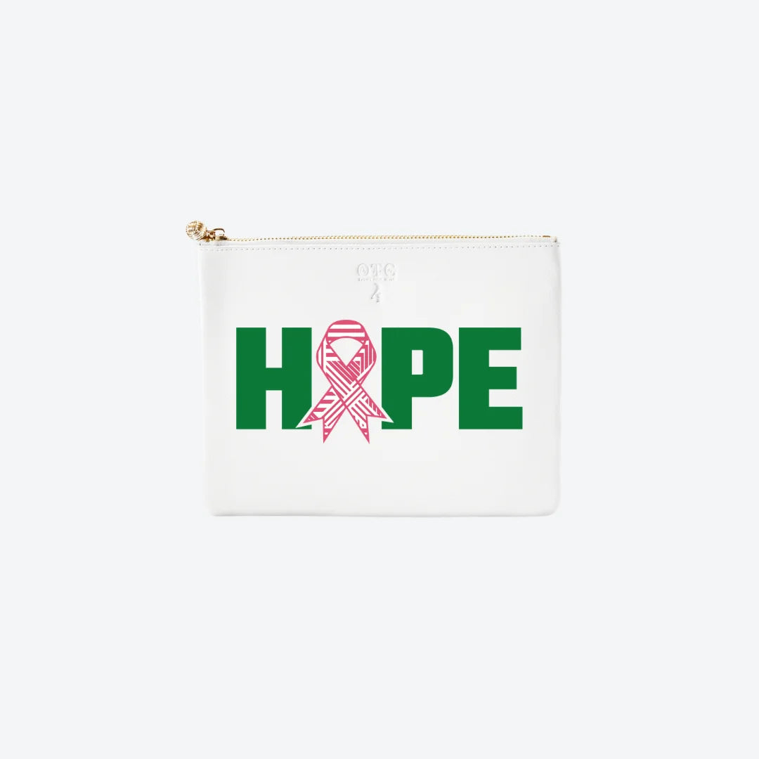 #4 White Hope Pouch, front view