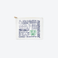 #4 White Masters Words Pouch