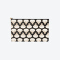 #5 Elle Shell Black Clutch, front view
