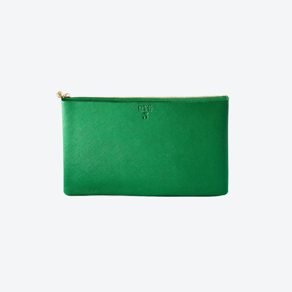 #5 Green Clutch, front view