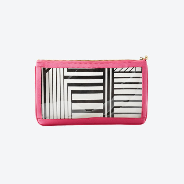 #5 Nudie Hot Pink Clutch, front view