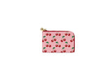 Card Case Cherries Hot Pink