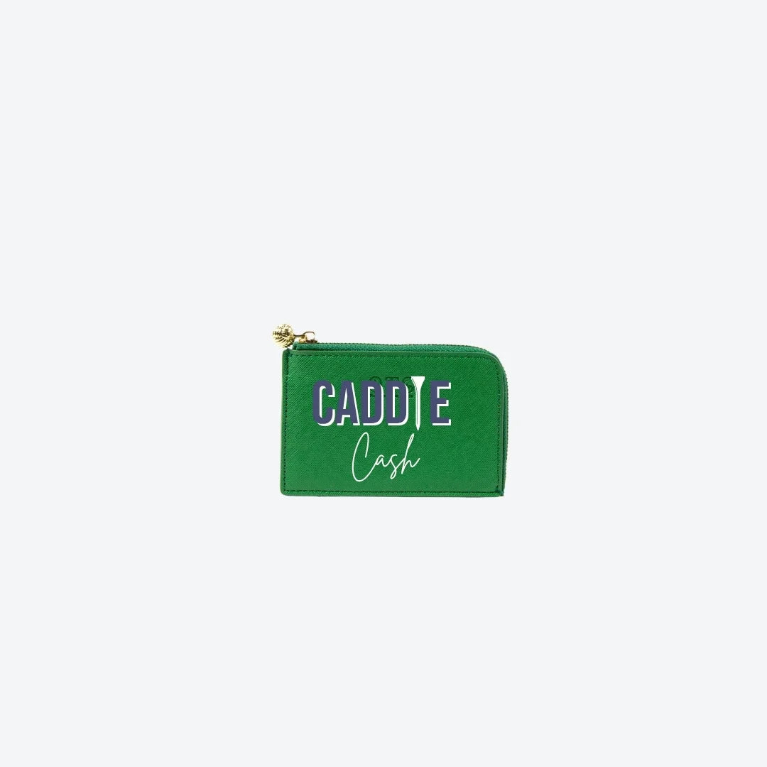 Card Case Green Cash, front view