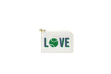 Card Case White T Love