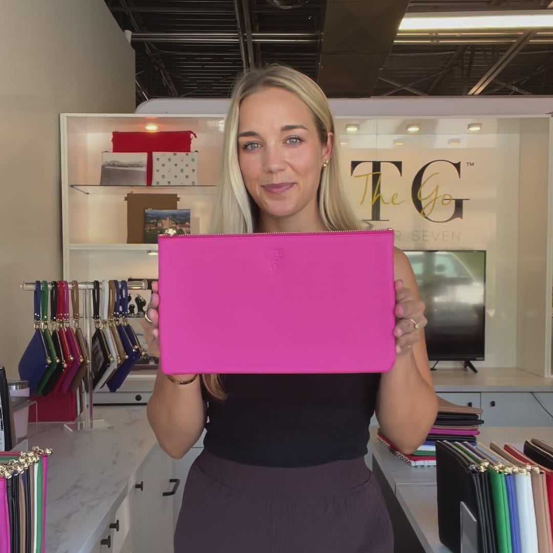Load video: #5 Hot Pink Clutch